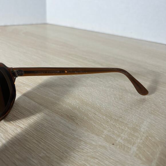 Vintage Romco 4 1/2 - 5 3/4 RO 48-20 Eyeglasses READ DESC FRAMES ONLY Brown - Picture 9 of 14